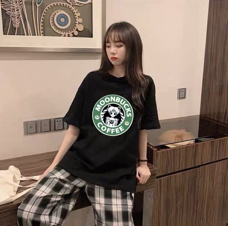 [j.2] ins new cartoon printed short sleeve T-shirt b0282\lsw