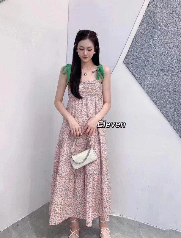 [eleven] fragmentary flower gentle romantic dress 2555 \pcz