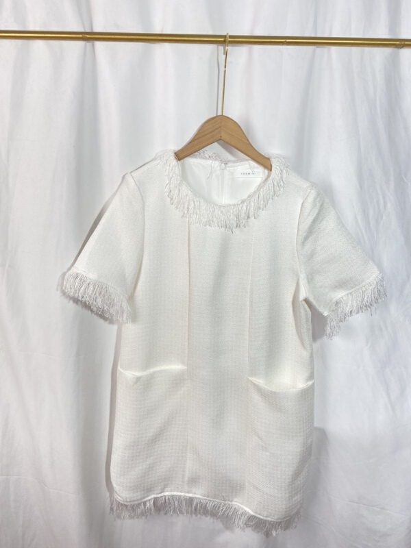 [Yi show shop] small fragrance gentle aging dress 1574\cl
