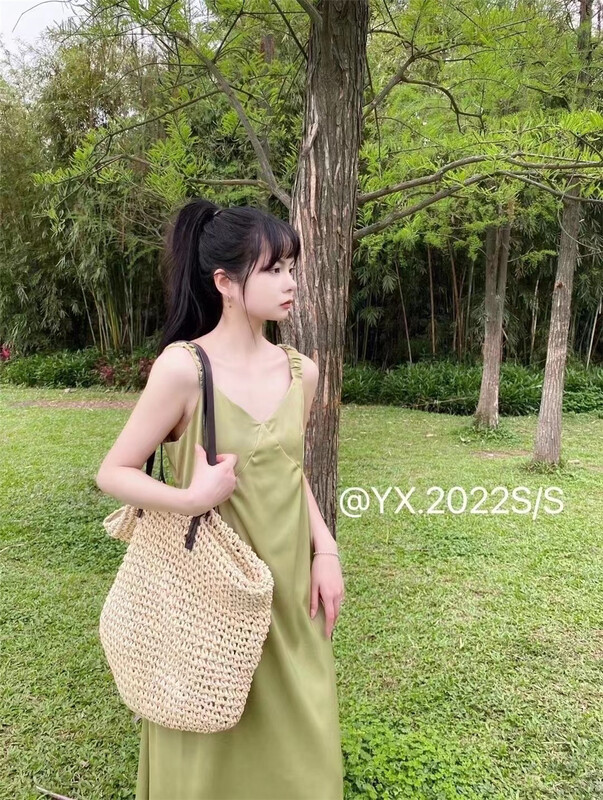 [YX] French temperament suspender fresh dress 5312\zjy