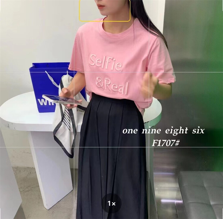 [1986] simple and versatile letter embroidered short sleeve T-shirt 1986\xyy