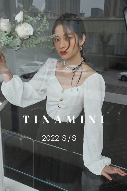 New year in early spring! [tinamini] Korean fashion temperament shirt m0015\hjy