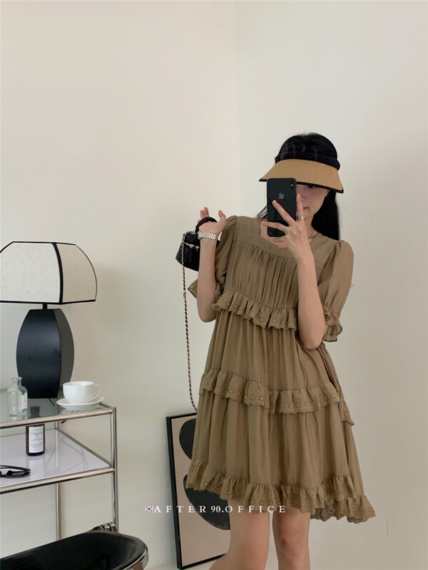 [after.90] Fang Linghan simple slim dress 9905\ll