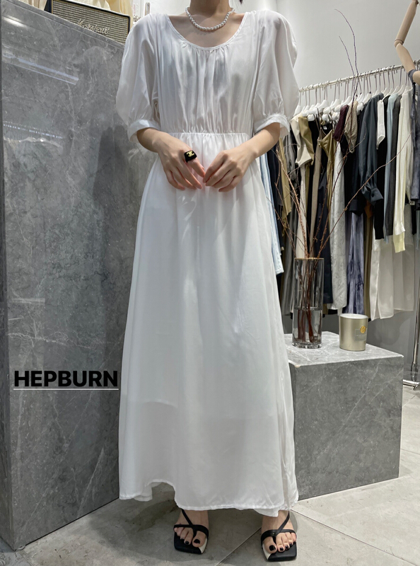 [Hepburn] high quality Tencel dress 3796\l