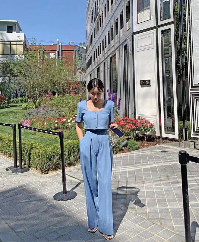 [31 fashion] Korean style denim Jumpsuit a10097\hjy