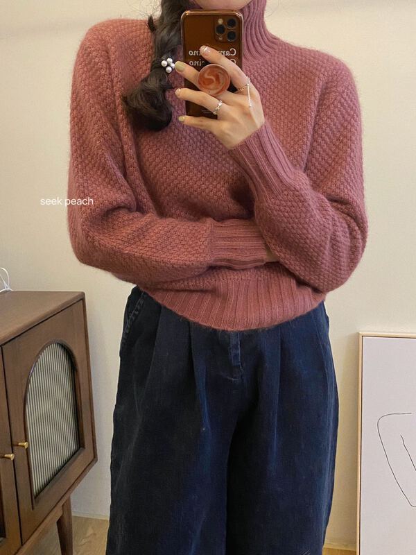 [seek peach] Korean warm sweater 3910\ll