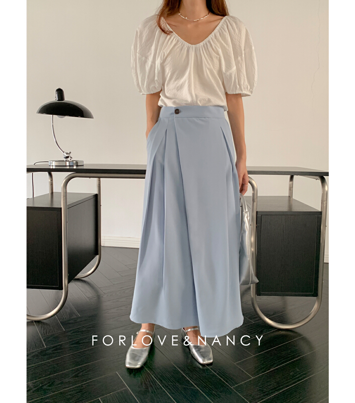[FN] solid color versatile simple skirt lb2bak388\cqw