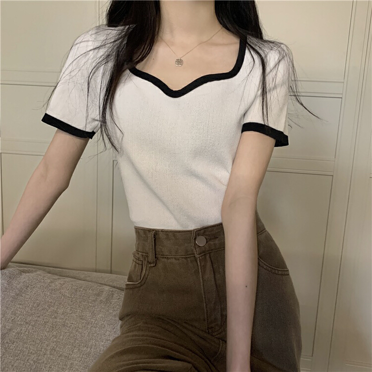 In early summer! [F.P] sweet and spicy girl chic sweater ys1-326\hbx