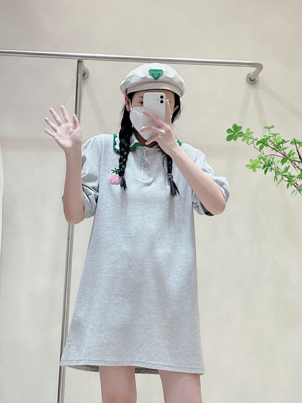 [C.H] Korean strawberry fashion dress 591\lsw