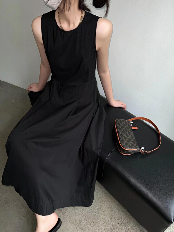 [jvv sister] simple long vest dress 2670\zxl
