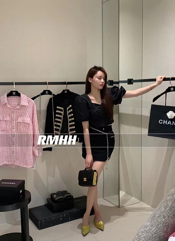 [rm.hh] simple solid color bandage shirt ys1-304\pcz