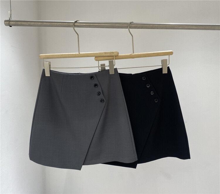 [Focus] fashion simple irregular versatile skirt 8053\hbx