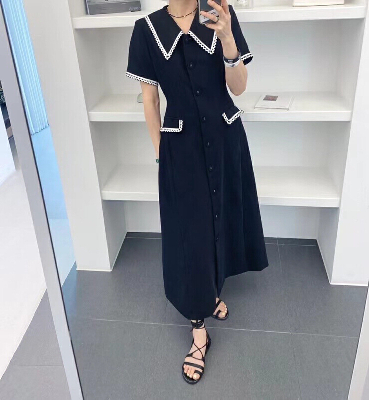 [31 fashion] French Lapel Chic Dress 81671\hjy