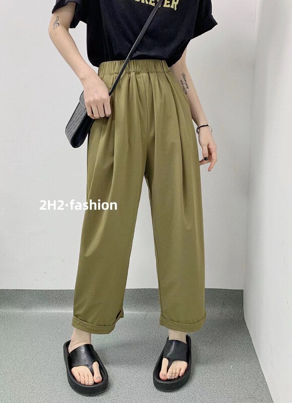 [tiantianjia] elastic waist comfortable casual pants ys1-988\l