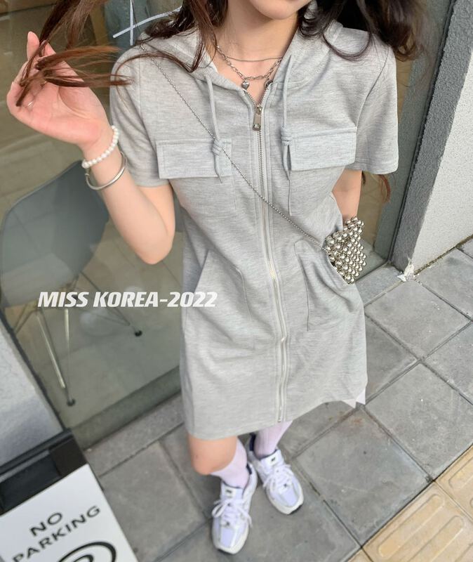 [Miss Korea] fashion sports leisure simple dress 6795\hbx