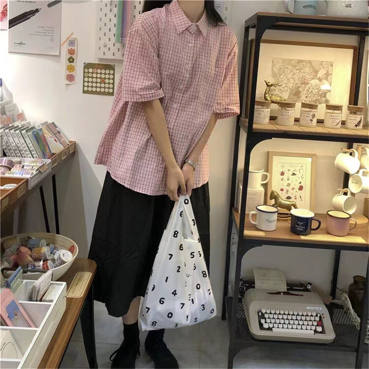 [hua+] checked Japanese shirt 7229\lsw