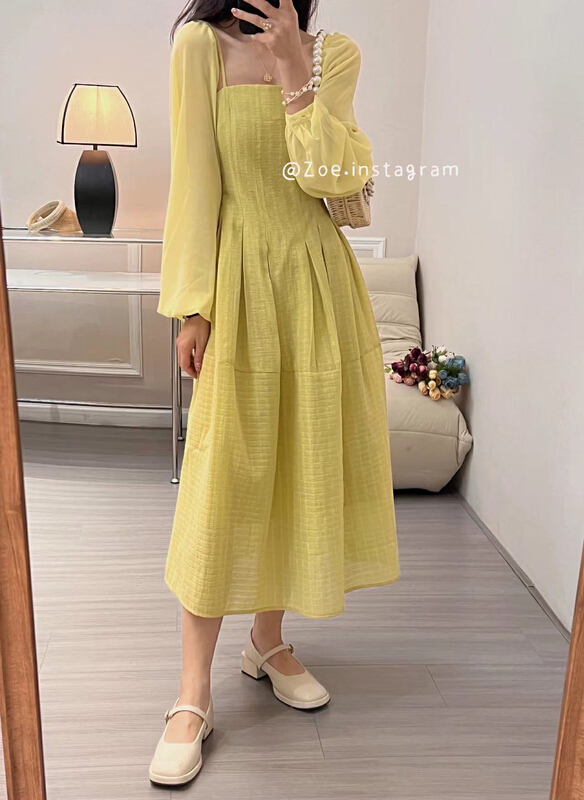[Zoe Zoe] Korean simple shawl + suspender waist up dress set c1063\zjy