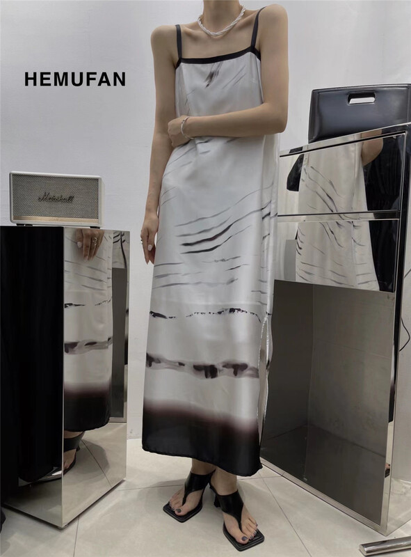 [hemufan hemufan] big brand high sense lady dress 3781\l
