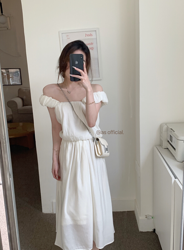 [as] Tencel bubble slightly shiny sleeveless top + slim skirt suit a6599\hjy