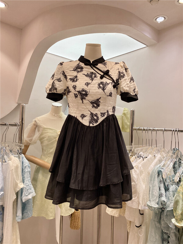 [AI Shang] temperament national style little woman dress 33238\hjy