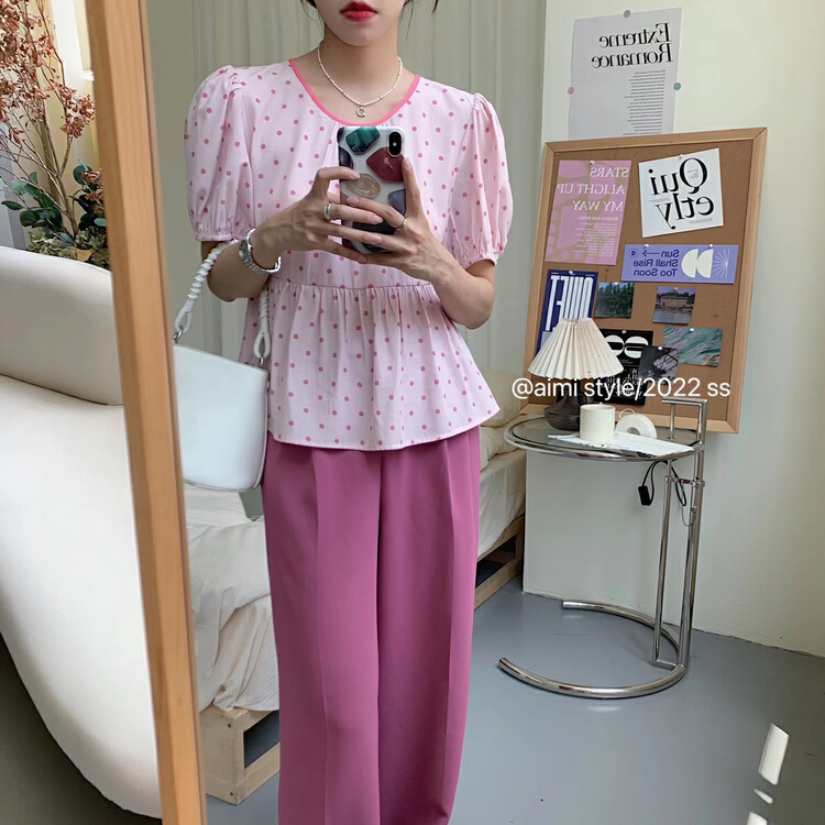 [aimistyle] new summer design wave point pullover shirt 10796\hbx