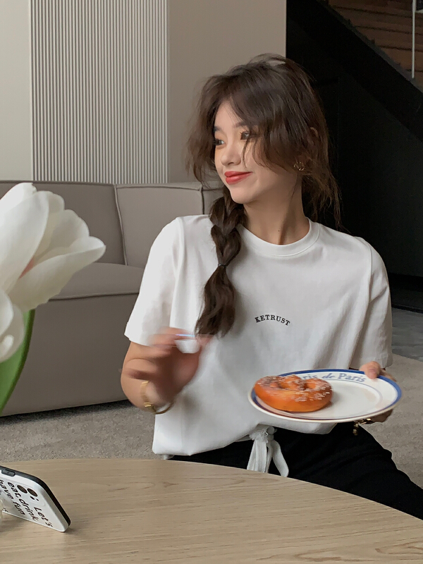 [11An] ins Korean simple short sleeve T-shirt a6703