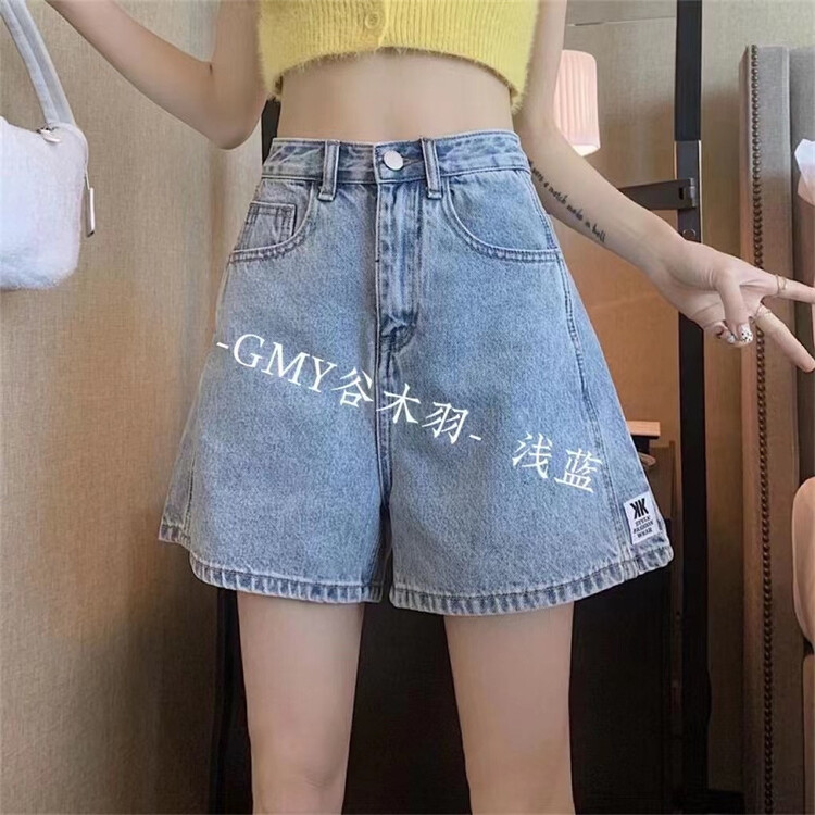 [Gu Muyu] niche label versatile denim shorts gm6006\zsy