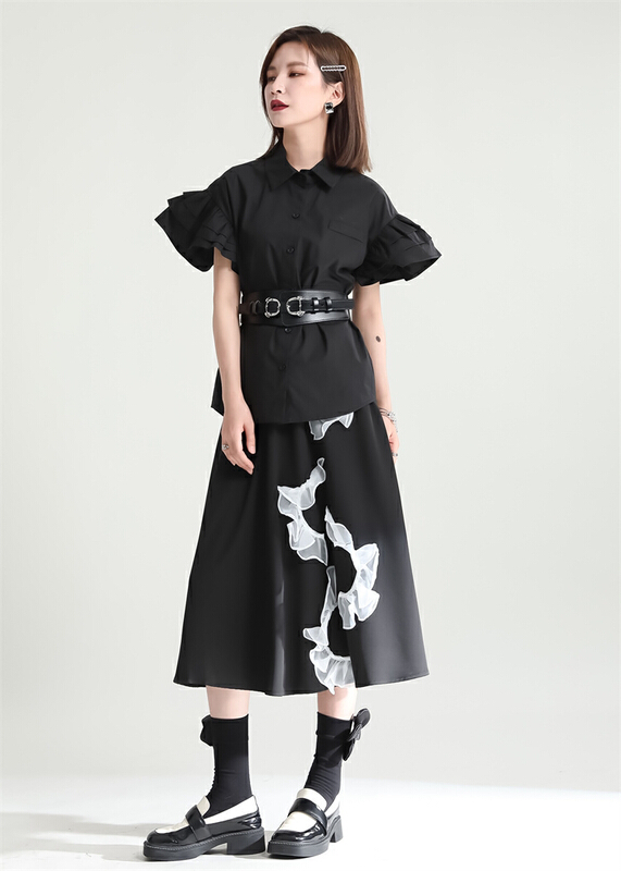 [z&c] irregular patchwork retro skirt 3192\lsw