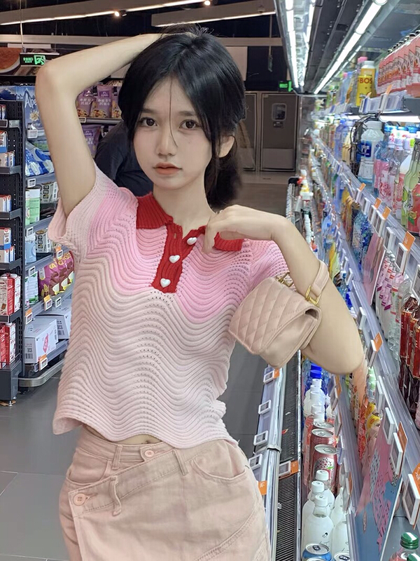 [Danling] wavy gradually thin sweater 1111\pcz