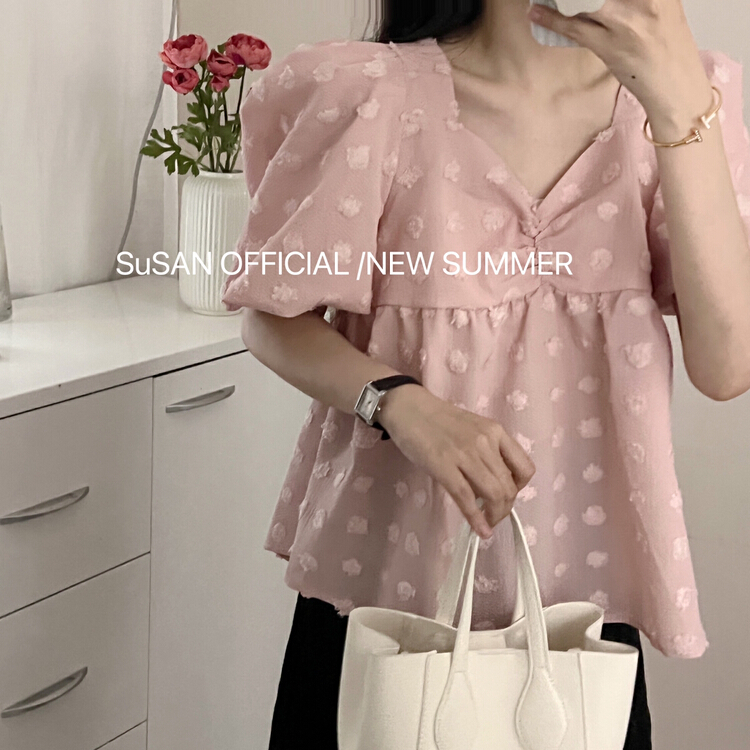 [Susan] Korean lady age reducing gentle shirt 18579\lsw