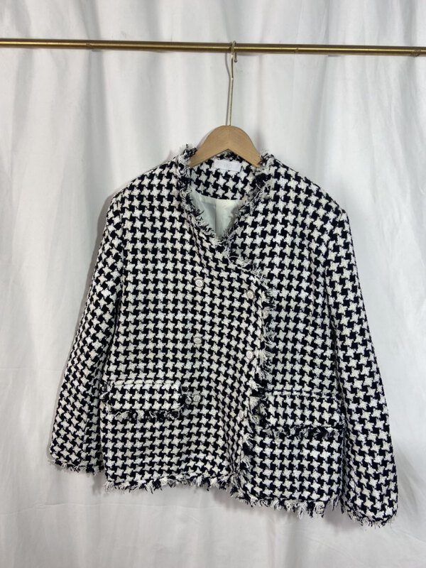 [Yi show shop] xiaoxiangfeng double breasted simple suit 1606\cl