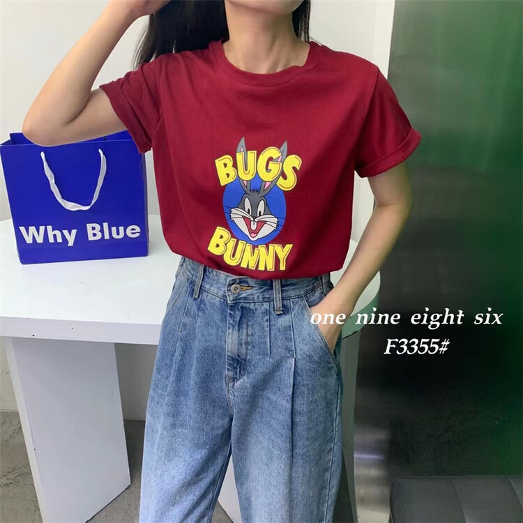 [1986] Bugs Bunny Casual Short Sleeve T-shirt 3355\xyy