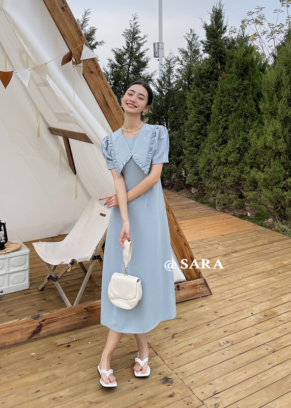 New year in early spring! [Sara] elegant solid dress 16918\lwy