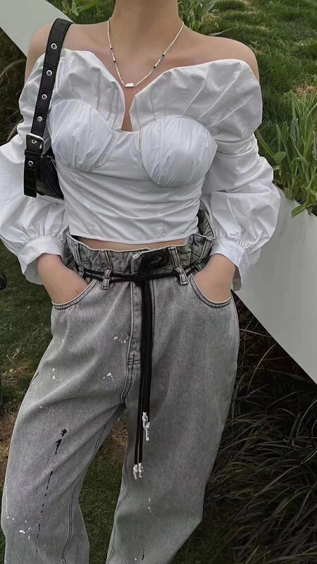 [keen k] lace design bra shirt s96\wtt
