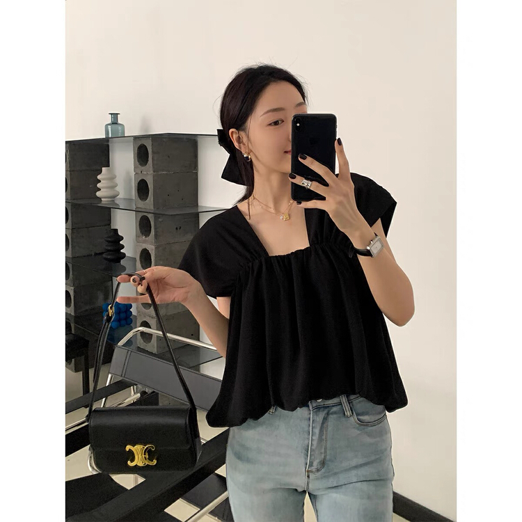 [sassy] Korean crimp fashion vest / sling 753\hbx