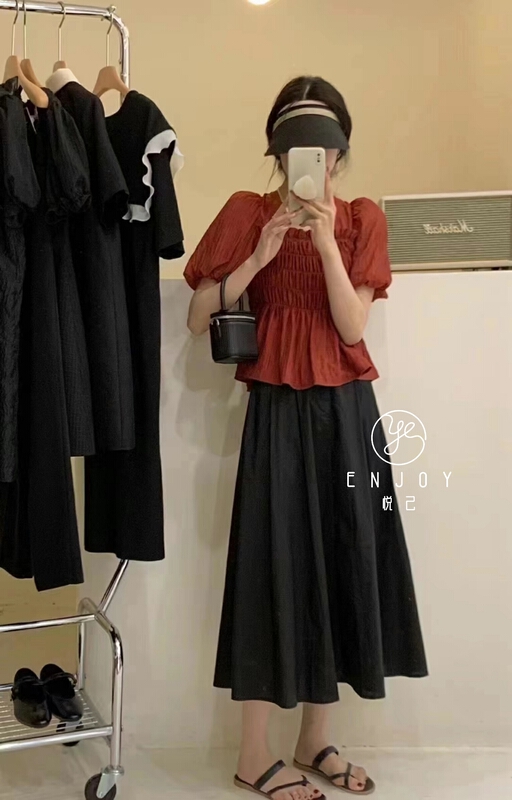 [enjoy · Yueji] small fresh and versatile slim shirt 8930\pcz