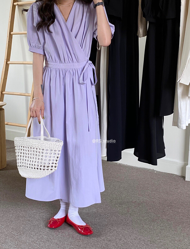 In early summer! [RS] Korean side lace up dress dh2113\xyy