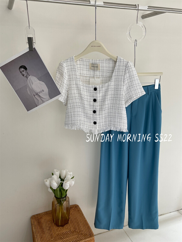 In early summer! [Sunday morning] a small crowd designed a short single breasted shirt 9079\zsy