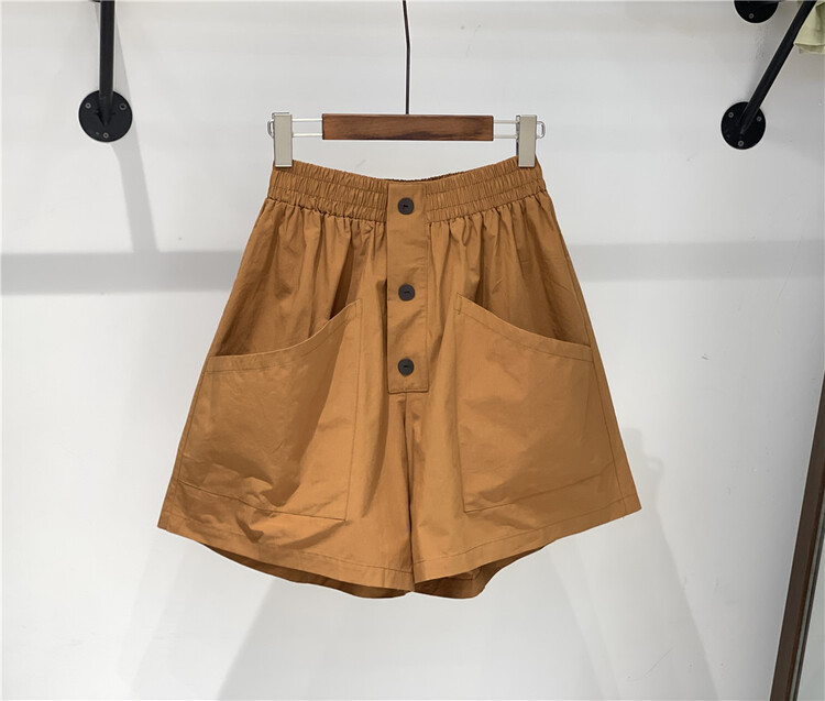 [several cloth see Sichuan] elastic waist high waist comfortable casual shorts 822230\l