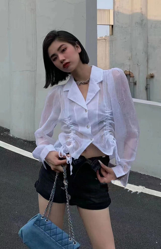 [top] pleated collar shirt 9178\zjy
