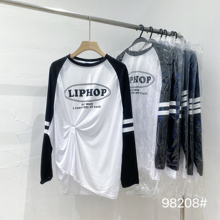 [ycnana] Korean leisure printed letter long sleeve sunscreen shirt 98208\lsw