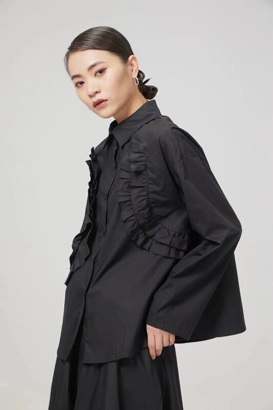 New year in early spring! [size] ear edge loose Vintage shirt 3186\lsw