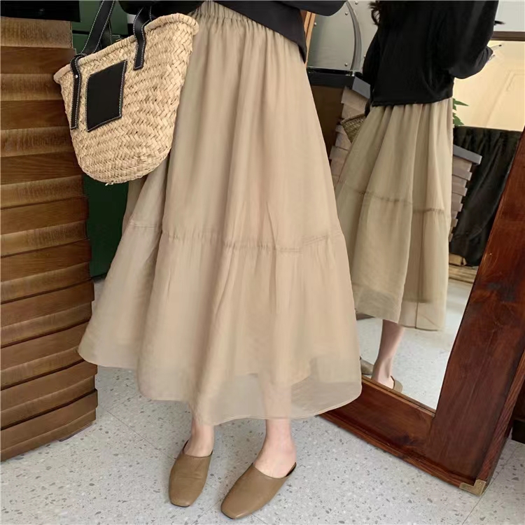 [twins] net style versatile skirt 8882\hjy