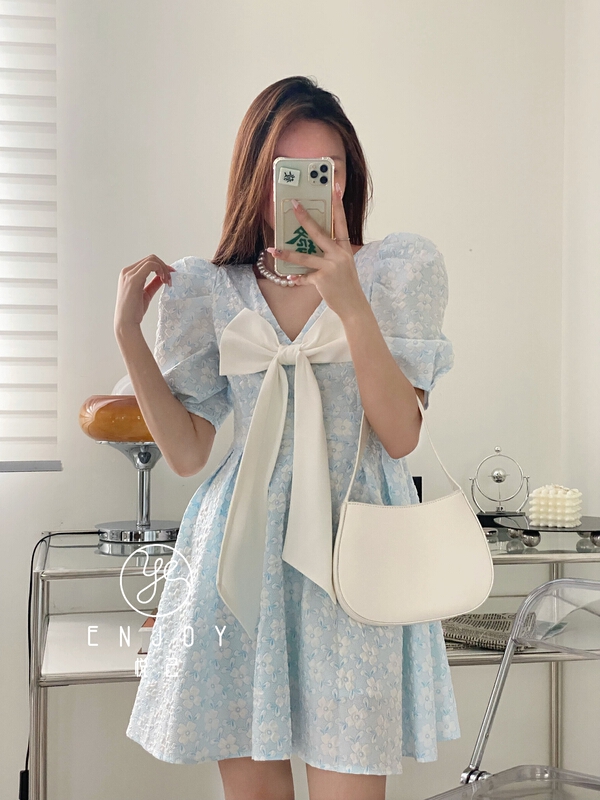 [enjoy · Yueji] two bowknot dresses in front and back 8910\pcz