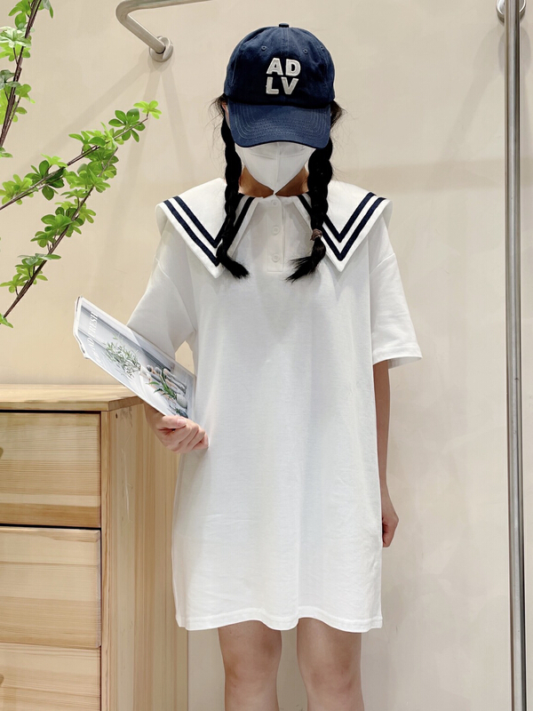 [C.H] Korean loose and versatile dress 580\lsw