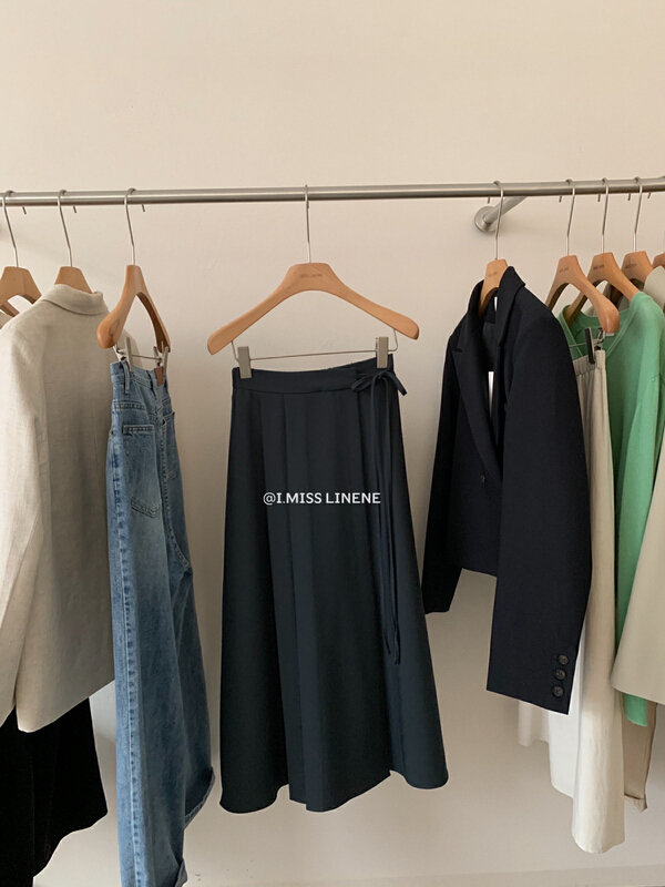 New year in early spring! [Imiss] side strap suit style skirt (only selling skirt) cx9100\lsw