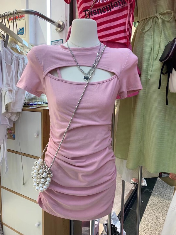 [Julia] hollow out sexy thin dress 1036\pcz