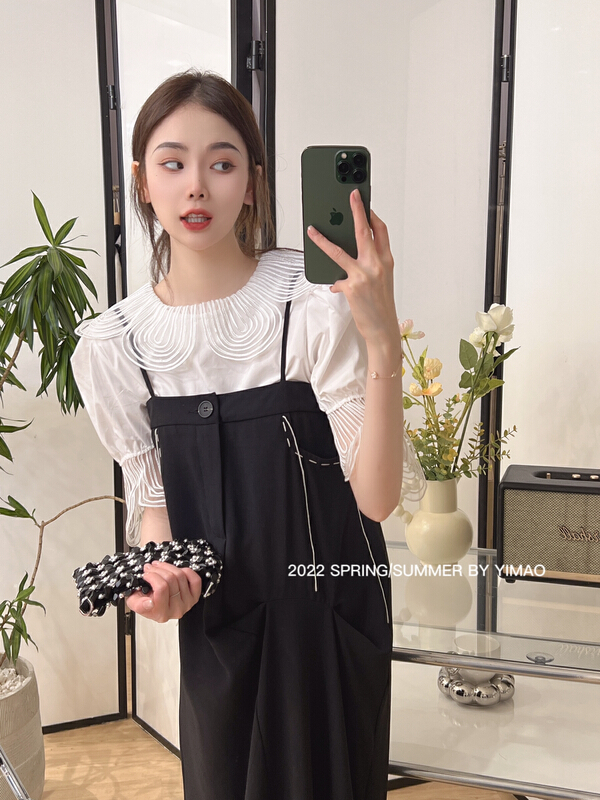 [Feimao (Yimao)] casual simple solid color comfortable shirt ym-4017\lsl