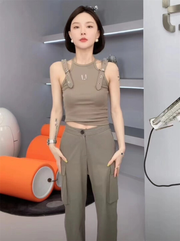 [QIANJIAO] fashionable vest / suspender 6931\pcz