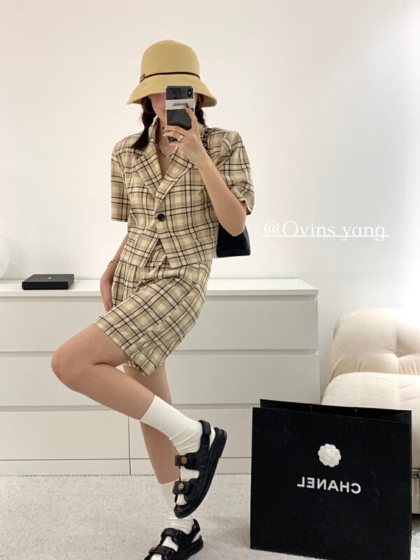 [ovinsyang] lattice retro suit suit suit suit 8265
